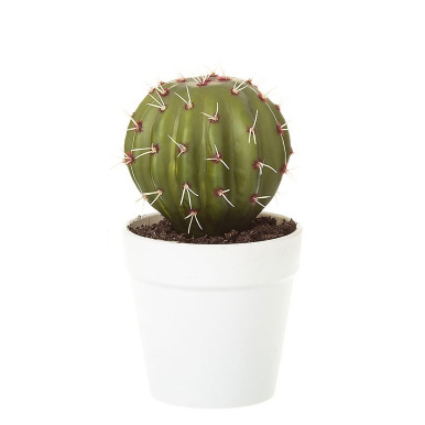 Planta Artificial Modelo Cactus con Maceta para Decoración. Hogar y Más - C