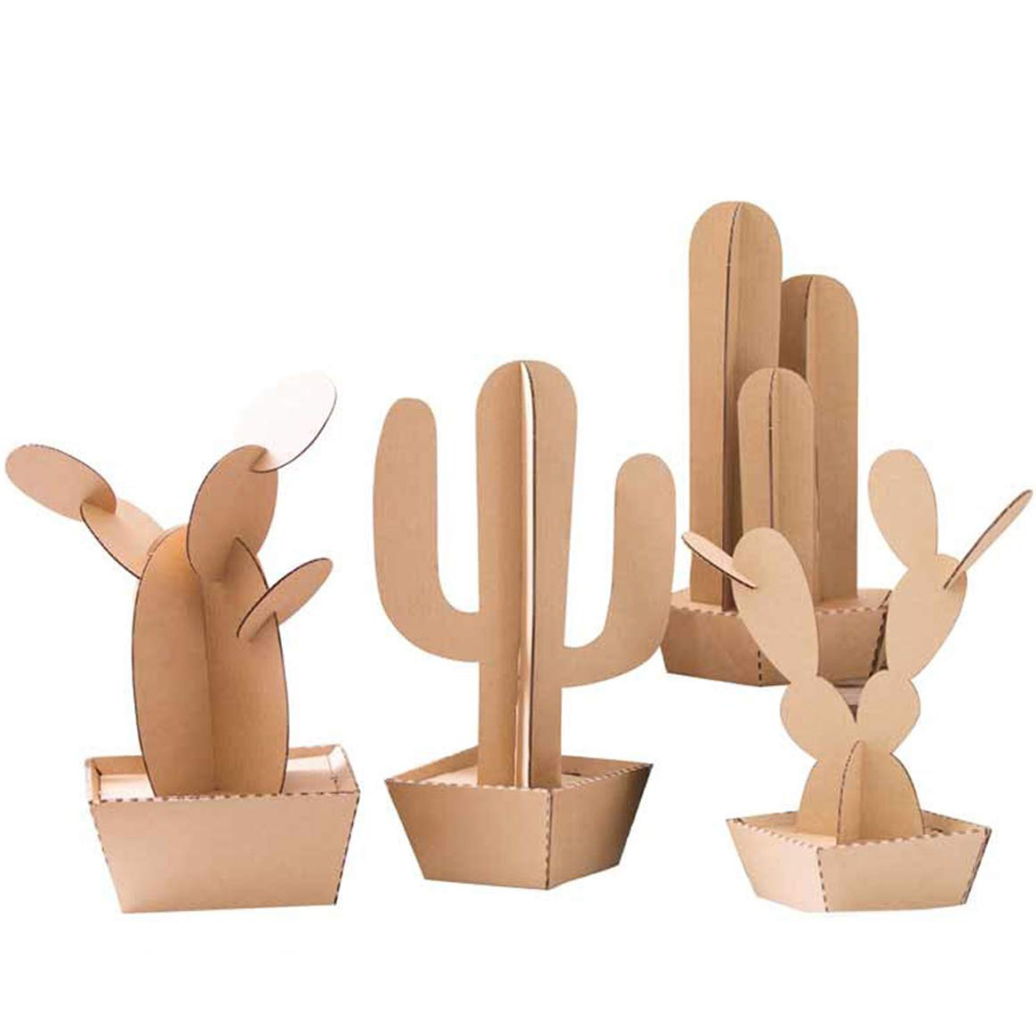 Les Trésors de Lily [Q3137 - Figura de cartulina 3D 'Cactus' - tableros de 30x30.5 cm.