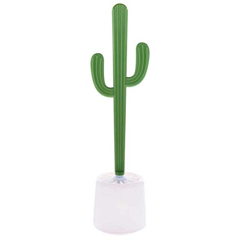ootb - Escobilla de Inodoro con Forma de Cactus (12 x 12 x 40 cm), Color Verde