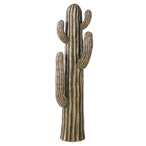 LDK Garden Figura de Cactus de cerámica Verde étnica para decoración de Exterior - LOLAhome Medidas 22 x 17 x 84 cm