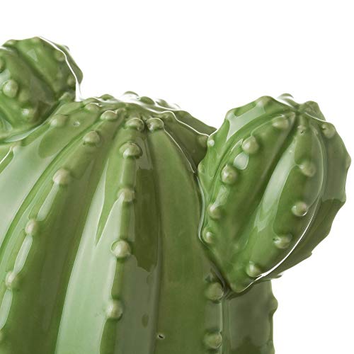 D,casa - Maceta Ceramica Cactus Verde Decorativa