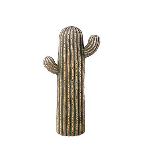 LOLAhome Figura de Cactus de cerámica Verde étnica para decoración de Exterior