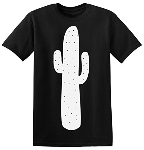 Finest Prints Minimalistic Dotted Cactus Camiseta para Hombre Large