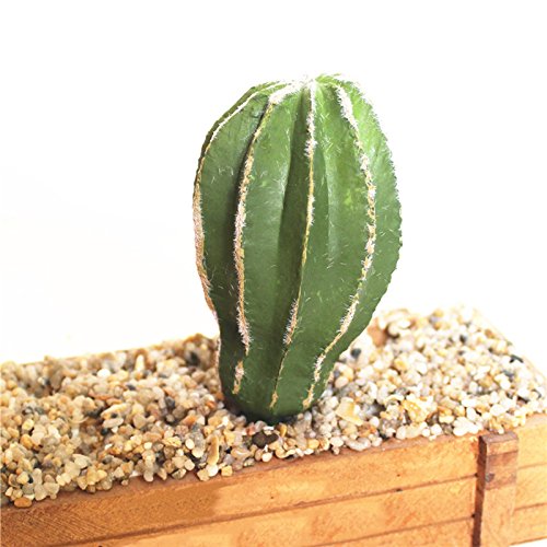 Realista Artificial Cactus Suculentas bola Peras espinosas falsas plantas de plástico Craft paisaje Para Office Family Garden Decor F