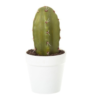 Planta Artificial Modelo Cactus con Maceta para Decoración. Hogar y Más - B